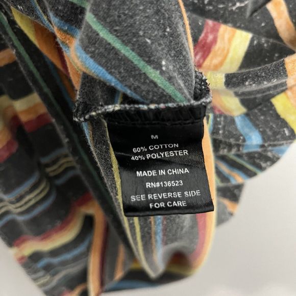 Brooklyn Cloth Mens Striped Tank Top Medium Colorful Sleeveless Scoop Neck VGCon - Picture 6 of 9